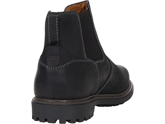 (取寄)フローシャイムフィールドプレーントゥゴアブーツFlorsheimFieldPlainToeGoreBootBlackCrazyHorse