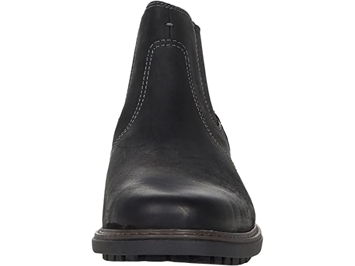 (取寄)フローシャイムフィールドプレーントゥゴアブーツFlorsheimFieldPlainToeGoreBootBlackCrazyHorse