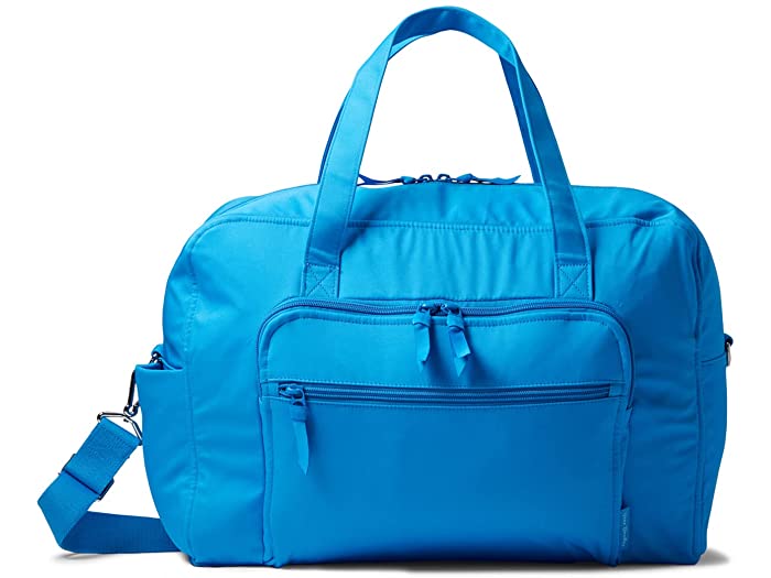(取寄)ヴェラブラッドリーコットンウィークエンダートラベルバッグVeraBradleyCottonWeekenderTravelBagBlueAster/RecycledCotton