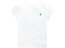 (取寄) ラルフローレン キッズ ガールズ ショート スリーブ ジャージ T-シャツ (リトル キッズ) Polo Ralph Lauren Kids girl...