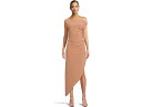 (取寄) ノーマ カマリ レディース ドロップ ショルダー サイド ドレープ ガウン Norma Kamali women Drop Shoulder Side Drape Gown Cappuccino
