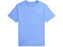 (取寄) ラルフローレン キッズ ボーイズ コットン ジャージ ポケット ティー (ビッグ キッド) Polo Ralph Lauren Kids boys Cotton Jersey Pocket Tee (Big Kid) Harbor Island Blue(4)