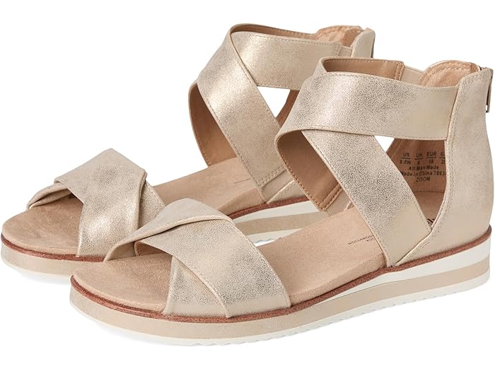 () 饤եȥ饤 ǥ  LifeStride women Zoom Platino Gold Metallic