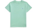 (取寄) ラルフローレン キッズ ボーイズ コットン ジャージ クルーネック ティー (トドラー/リトル キッド) Polo Ralph Lauren Kids boys Cotton Jersey Crewneck Tee (Toddler/Little Kid) Celedon(4)