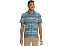 (取寄) エルエルビーン メンズ エブリデイ ポロ ストライプ L.L.Bean men Everyday SunSmart Polo 2.0, Short-Sleeve, Stripe Iron Blue Stripe(4)