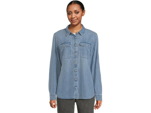 (取寄) エルエルビーン レディース ヘリテージ ウォッシュド デニム シャツ ロング スリーブ L.L.Bean women Heritage Washed Denim Shirt Long Sleeve Light Indigo (取寄) エルエルビーン レディース ヘリテージ ウォッシュド デニム シャツ ロング スリーブ L.L.Bean women Heritage Washed Denim Shirt Long Sleeve Light Indigo