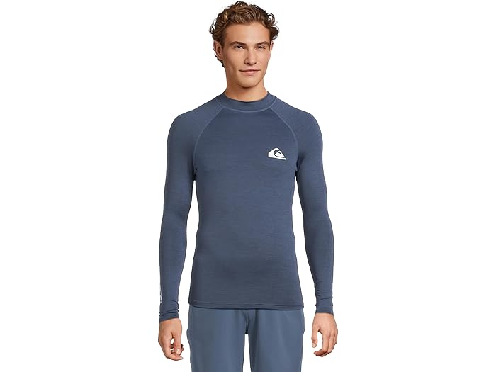 (取寄) クイックシルバー メンズ エブリデイ UPF50 ロング スリーブ サーフ ティー Quiksilver men Everyday Upf50 Long Sleeve Surf Tee Navy Heather