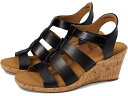 (取寄) ロックポート レディース ブライアー ニュー グラディエーター Rockport women Briah New Gladiator Black Leather
