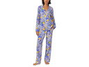 (取寄) ベッドヘッドパジャマズ レディース コットン ニット ロング スリーブ ノッチ カラー Pj セット Bedhead PJs women Cotton...