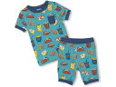 (取寄) ハットレイ キッズ キッズ バンブー ショート パジャマ セット (トドラー/リトル キッド/ビッグ キッド) Hatley Kids kids Bamboo Short Pajama Set (Toddler/Little Kid/Big Kid) Carnival Eats