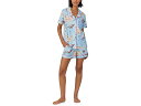 (取寄) ベッドヘッドパジャマズ レディース コットン ウーブン ショート スリーブ ボクサー Pj セット Bedhead PJs women Cotton ...