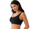 (取寄) ワコール レディース フィーリング フレキシブル シームレス フル バステッド ブラレット Wacoal women Feeling Flexible Seamless Full Busted Bralette Black(4)