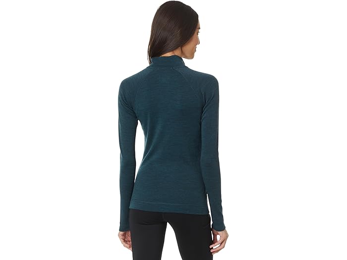 (取寄) スマートウール レディース クラシック サーマル メリノ ベース レイヤー 1/4 ジップ Smartwool women Classic Thermal Merino Base Layer 1/4 Zip Twilight Blue Heather