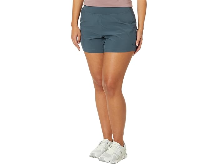 (取寄) フリーフライ レディース バンブー-ラインド アクティブ ブリーズ ショーツ - 5 Free Fly women Bamboo-Lined Active Breeze Shorts - 5" Blue Dusk II