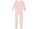(取寄) キッキー パンツ キッズ キッズ プリント フッティー ウィズ 2 ウェイ ジッパー (インファント) Kickee Pants Kids kids Print Footie with 2 Way Zipper (Infant) Cake Pop Gingham