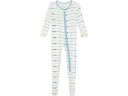 (取寄) キッキー パンツ キッズ キッズ プリント フッティー ウィズ 2 ウェイ ジッパー (インファント) Kickee Pants Kids kids Print Footie with 2 Way Zipper (Infant) Natural Boat Rope