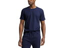 (取寄) ラルフローレン メンズ シアサッカー ニット スリープ シャツ Polo Ralph Lauren men Seersucker Knit Sleep Shirt Cruise Navy