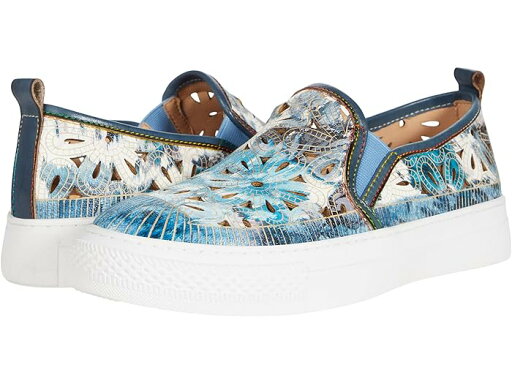 (取寄) ラルティストバイスプリングステップ レディース デノフェデン L'Artiste by Spring Step women Denofeden Blue Multi Leather Combo (取寄) ラルティストバイスプリングステップ レディース デノフェデン L'Artiste by Spring Step women Denofeden Blue Multi Leather Combo