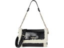 (取寄) ゲス レディース フラップ ショルダー バッグ GUESS women Davika Flap Shoulder Bag Black