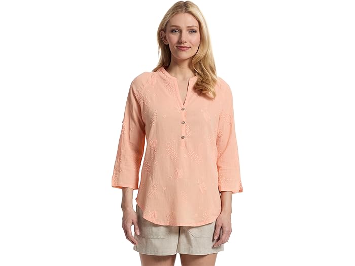 (取寄) ロイヤルロビンズ レディース オアシス チュニック リ 3/4 スリーブ Royal Robbins women Oasis Tunic II 3/4 Sleeve Pacific Sunset