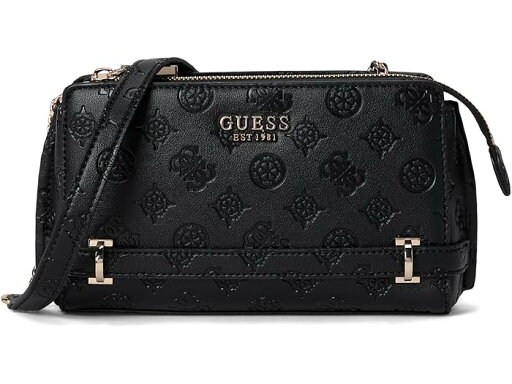 (取寄) ゲス レディース ミニ トップ ジップ クロスボディ GUESS women Zarela Mini Top Zip Crossbody Black Logo (取寄) ゲス レディース ミニ トップ ジップ クロスボディ GUESS women Zarela Mini Top Zip Crossbody Black Logo