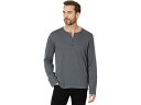 (取寄) ジョン バルベイトス メンズ ウォルデン ヘンリー John Varvatos men Walden Henley Iron Grey(4)