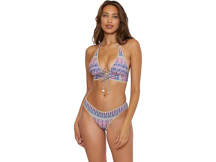 (取寄) ベッカ レディース トゥルム ミラ メタリック コルセット フロント ホルター BECCA women Tulum Mira Metallic Corset Front Halter Multi