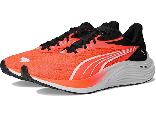 (取寄) プーマ メンズ エレクトリファイ ニトロ 4 ランニング シューズ PUMA men Electrify Nitro 4 Running Shoes Glowing Red/Puma White/Feather Gray (取寄) プーマ メンズ エレクトリファイ ニトロ 4 ランニング シューズ PUMA men Electrify Nitro 4 Running Shoes Glowing Red/Puma White/Feather Gray