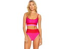 (取寄) ビーチライオット レディース EVA トップ Beach Riot women Eva Top Fuchsia Red Neon Pink(4)