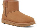 (取寄) アグ レディース クラシック ミニ ベイリー ジップ UGG women Classic Mini Bailey Zip Chestnut(4)