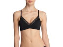 (取寄) ナトリ レディース シンプリー レース コンツアー バンジ アンダーワイヤー ブラ Natori women Simply Lace Contour Plunge Underwire Bra Black