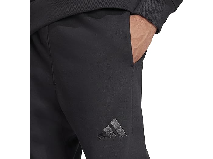 (取寄) アディダス メンズ オール SZN フリース レギュラー テーパード パンツ adidas men All SZN Fleece Regular Tapered Pant Black 3