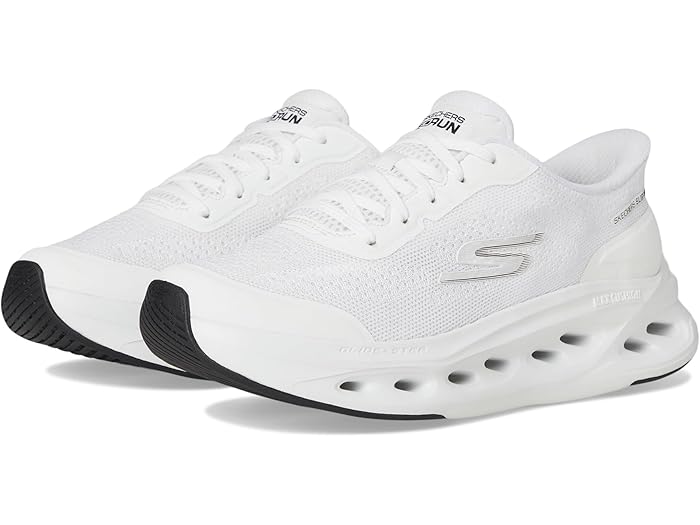 (取寄) スケッチャーズ スニーカー レディース マックス クッショニニグ グライド ステップ ハートフォード ハンズ フリー スリップインズ SKECHERS women Max Cushioning Glide Step Hartford Hands Free Slip-Ins White/Black