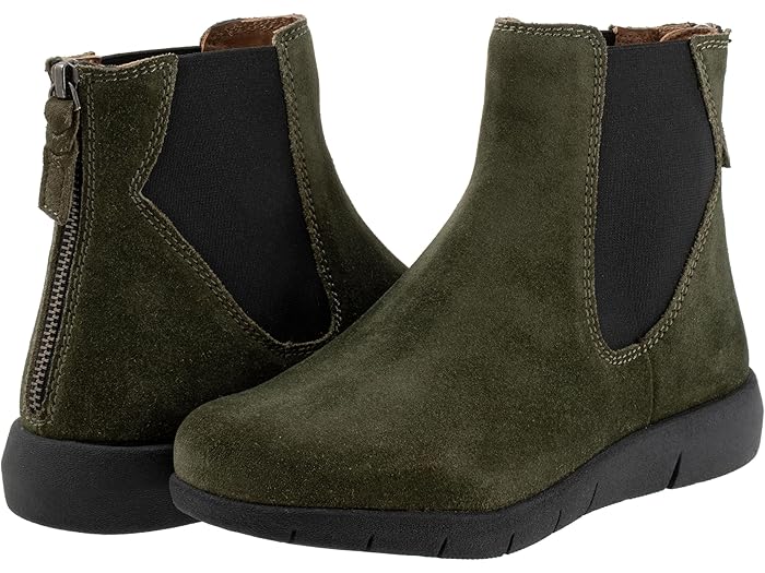 () եȥ ǥ Х SoftWalk women Albany Dark Green Suede