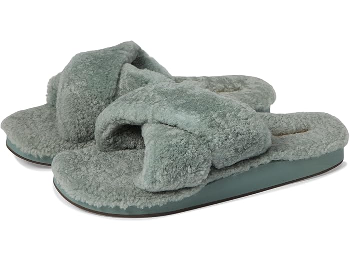 () 륫 ǥ ϥ ҥ OluKai women Hila Heu Muted Green/Muted Green