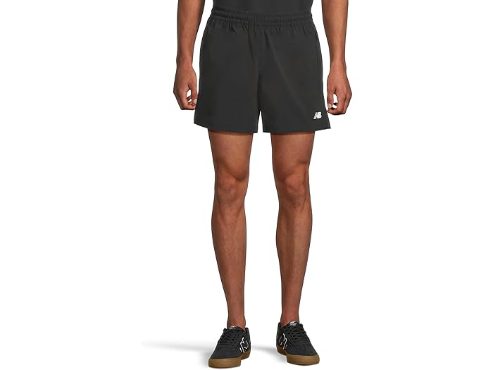 (取寄) ニューバランス メンズ アスレチックス ストレッチ ウーブン ショーツ 5 New Balance men Athletics Stretch Woven Shorts 5" Black