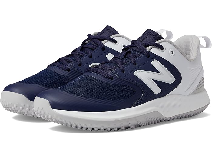 (取寄) ニューバランス レディース フレッシュ フォーム ベロ V3 ターフ-トレーナー ソフトボール クリーツ New Balance women Fresh Foam Velo v3 Turf-Trainer Softball Cleats Navy/White