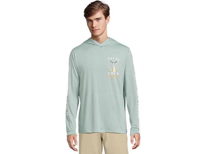 楽天ジェットラグ楽天市場店（取寄） ソルティ クルー メンズ テールド フード サンシャツ Salty Crew men Tailed Hood Sunshirt Mackerel