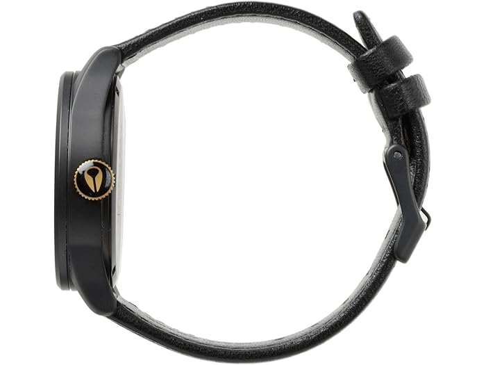 (取寄) ニクソン メンズ セントリー レザー Nixon men Sentry Leather Matte Black/Gold