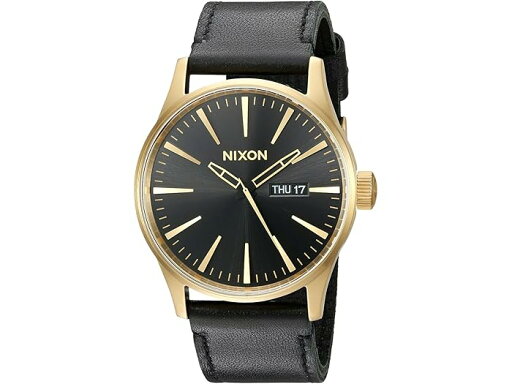 (取寄) ニクソン メンズ セントリー レザー Nixon men Sentry Leather Gold/Black (取寄) ニクソン メンズ セントリー レザー Nixon men Sentry Leather Gold/Black