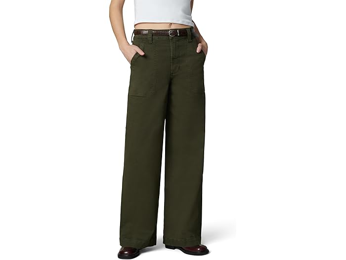 () 硼 ǥ   桼ƥƥ 磻 å Joe's Jeans women The Chloe Utility Wide Leg Forest Night