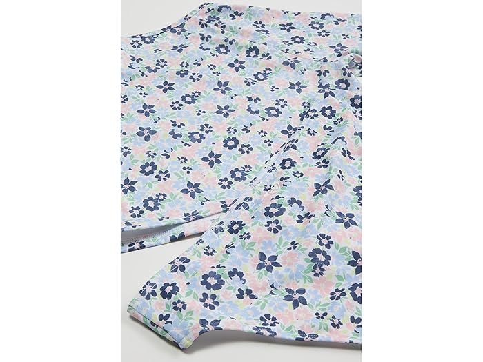(取寄) ロキシー キッズ ガールズ ドリーマー クロップ トップ ロング スリーブ スイムスーツ セット (リトル キッズ/ビッグ キッズ) Roxy Kids girls Dreamer Crop Top Long Sleeve Swimsuit Set (Little Kids/Big Kids) Bel Air Ephemere Small