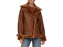 (取寄) アヴェックレフィー レディース オーバーサイズ フォー シアリング モト コート Avec Les Filles women Oversized Fa...