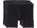 (取寄) カルバンクライン アンダーウェア メンズ ウルトラ-ソフト モダン 3-パック ボクサー ブリーフ Calvin Klein Underwear men Ultra-soft Modern 3-pack Boxer Brief Black/Black