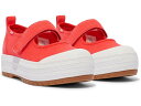(取寄) ケッズ レディース メアリー ジーン Keds women Mary Jane Red Canvas