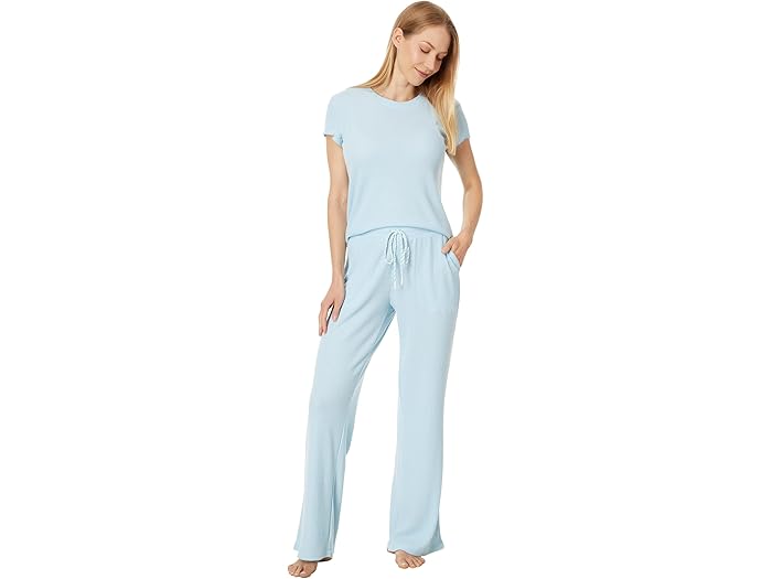 () ԡ  ١ ǥ 饦󥸥 󥷥㥤 ե륺 ѥ Pj å P.J. Salvage women Loungewear Sunshine Fields Pajama Pj Set Light Sky