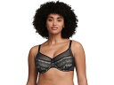 (取寄) シャンテル レディース レヴール モイ パーフェクト フィット アンダーワイヤー ブラ Chantelle women Revele Moi Perfect Fit Underwire Bra Black(4)
