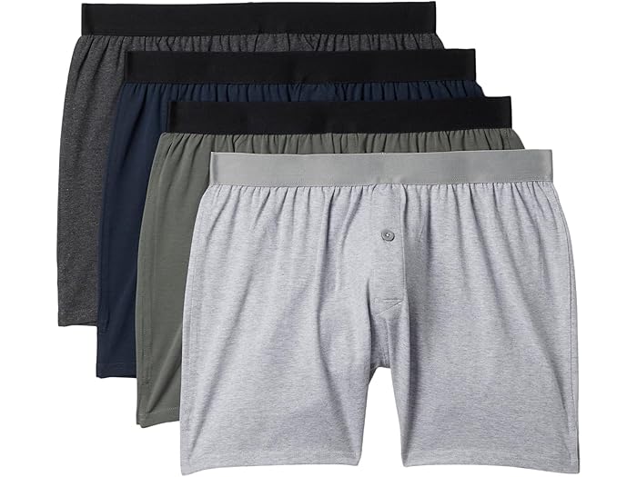 () ѥ  ˥å ܥ 4-ѥå PACT men Knit Boxer 4-Pack Classic Neutral...