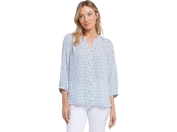 () ̥磻ǥ ǥ ԥ󥿥å ֥饦 NYDJ women Pintuck Blouse Villa Del R...