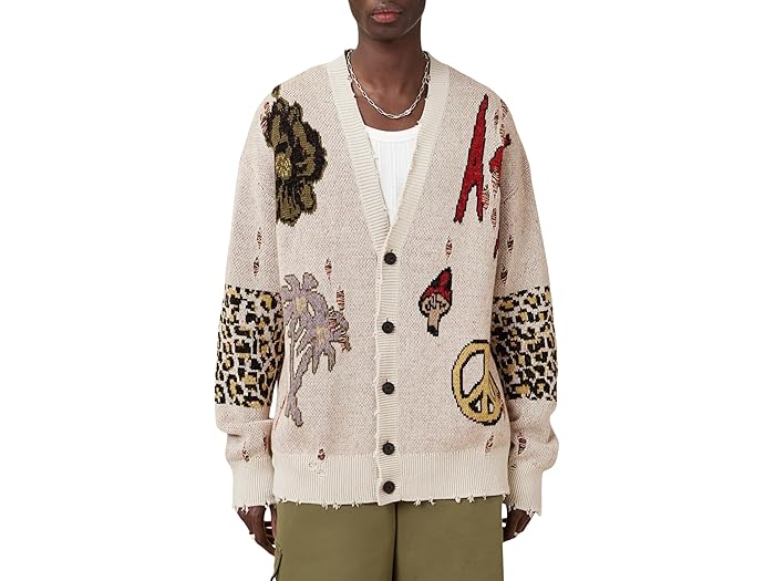 楽天ジェットラグ楽天市場店（取寄） オールセインツ メンズ ジェイ カーディガン AllSaints men Jay Cardigan Ecru White